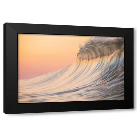 Sherbert Black Modern Wood Framed Art Print by Sieczkiewicz, David A.