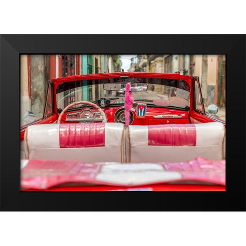 50s Car, Havana Black Modern Wood Framed Art Print by Silver, Richard