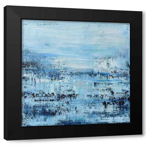 Oceanside No. 2 Black Modern Wood Framed Art Print by Smach, Radek