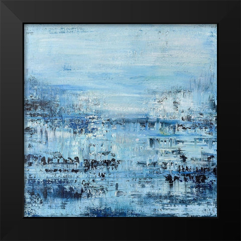 Oceanside No. 2 Black Modern Wood Framed Art Print by Smach, Radek