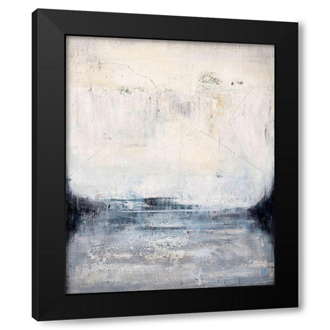 Through The Mist Black Modern Wood Framed Art Print by Smach, Radek
