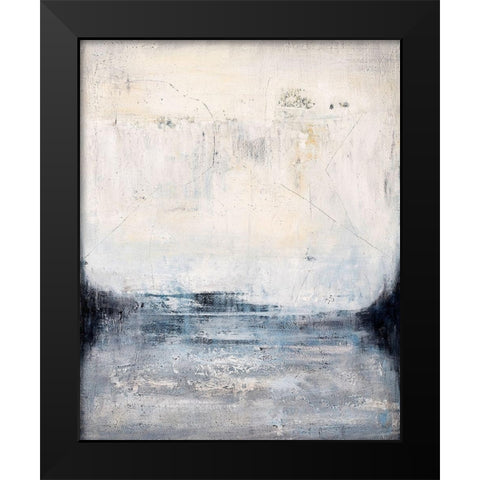 Through The Mist Black Modern Wood Framed Art Print by Smach, Radek