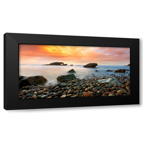 Timeless Black Modern Wood Framed Art Print by Sie, Lee