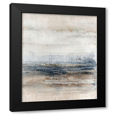 Winter Field No. 1 Black Modern Wood Framed Art Print with Double Matting by Smach, Radek
