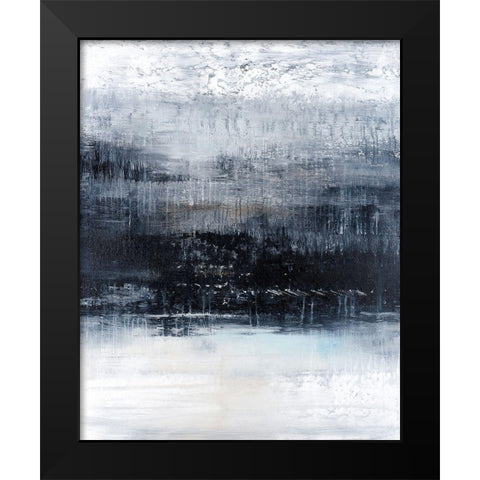 Indgo Night Black Modern Wood Framed Art Print by Smach, Radek