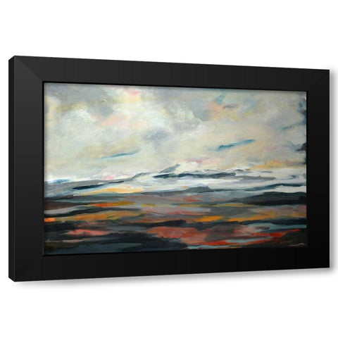 Looking West Black Modern Wood Framed Art Print by Schuerbeke, Deanna