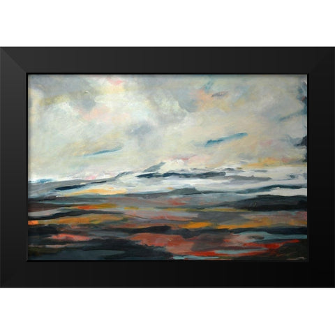 Looking West Black Modern Wood Framed Art Print by Schuerbeke, Deanna