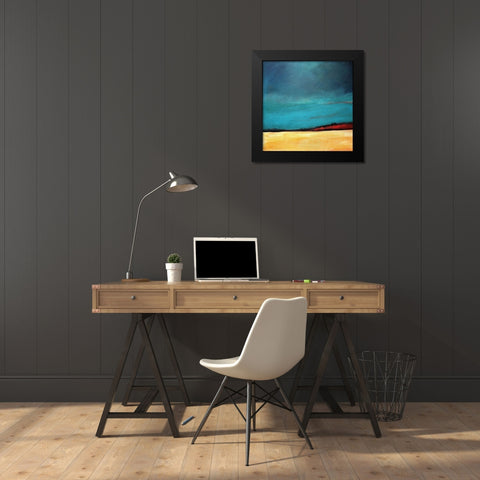 Waiting For The Rain Black Modern Wood Framed Art Print by Schuerbeke, Deanna
