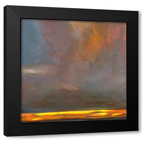Oregon Grey 1 Black Modern Wood Framed Art Print by Schuerbeke, Deanna