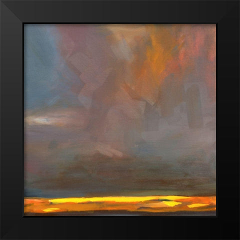 Oregon Grey 1 Black Modern Wood Framed Art Print by Schuerbeke, Deanna