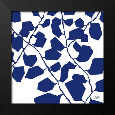 Night Shade Black Modern Wood Framed Art Print by Sierer, Trish