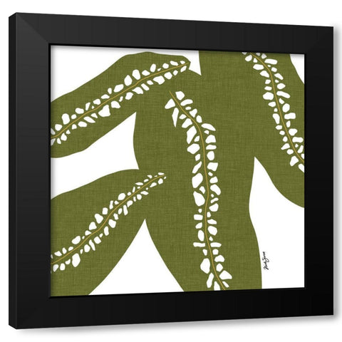 Rhaphido Black Modern Wood Framed Art Print by Sierer, Trish