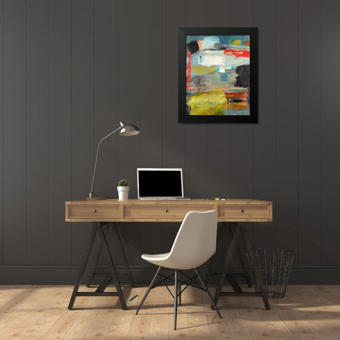 Grass Black Modern Wood Framed Art Print by Schuerbeke, Deanna