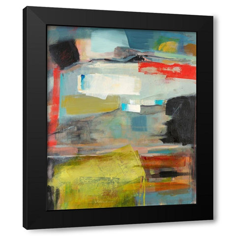 Grass Black Modern Wood Framed Art Print with Double Matting by Schuerbeke, Deanna