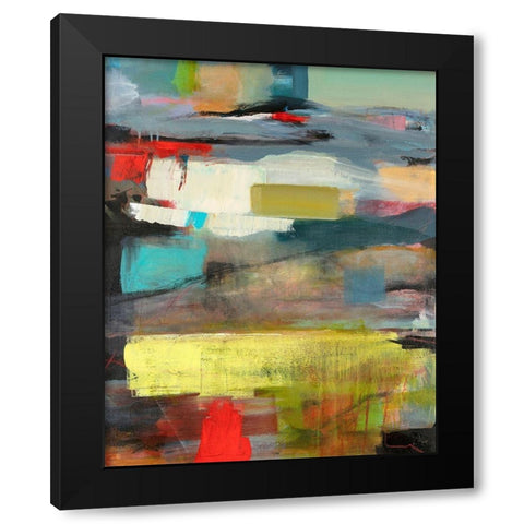 Water Black Modern Wood Framed Art Print by Schuerbeke, Deanna