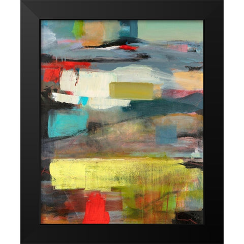 Water Black Modern Wood Framed Art Print by Schuerbeke, Deanna