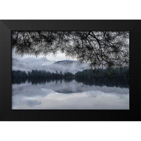 Rainy Day Cooper Lake Black Modern Wood Framed Art Print by Sinclair, Kelly
