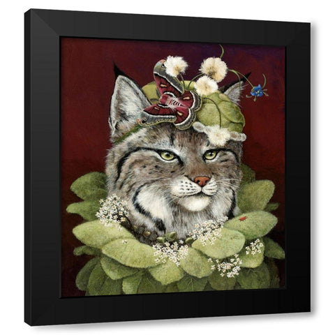 Forest Ruff Black Modern Wood Framed Art Print with Double Matting by Schmitz, Carolyn