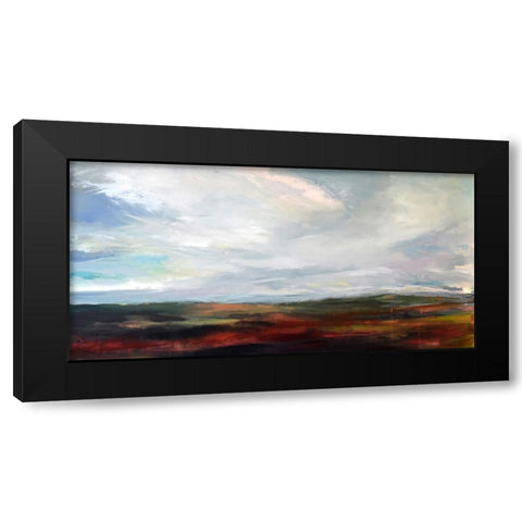 Looking East Black Modern Wood Framed Art Print with Double Matting by Schuerbeke, Deanna