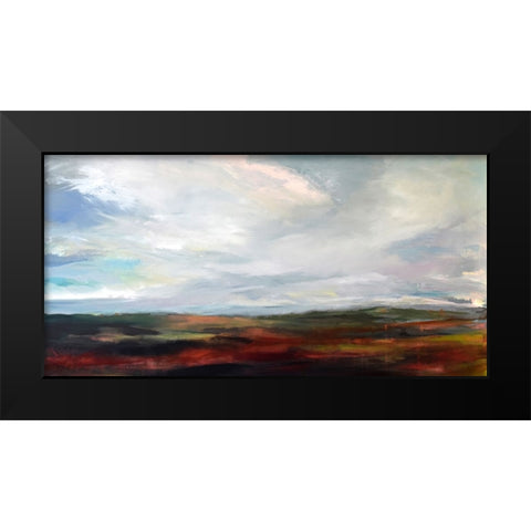 Looking East Black Modern Wood Framed Art Print by Schuerbeke, Deanna