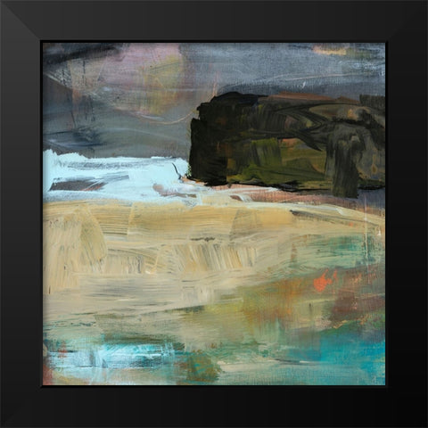 Looking Out Black Modern Wood Framed Art Print by Schuerbeke, Deanna