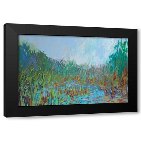 The Way Back Black Modern Wood Framed Art Print by Schmidt, Jane