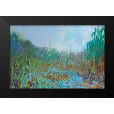 The Way Back Black Modern Wood Framed Art Print by Schmidt, Jane