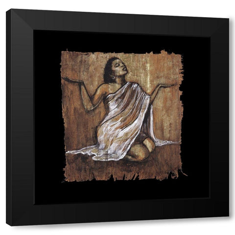 Soulful Grace IV Black Modern Wood Framed Art Print with Double Matting by Stewart, Monica