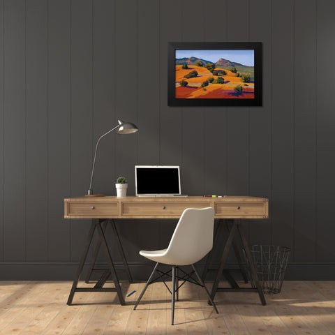 Juniper Hills Black Modern Wood Framed Art Print by Silverwood, Mary
