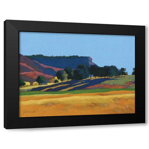 Blue Skies Black Modern Wood Framed Art Print by Silverwood, Mary