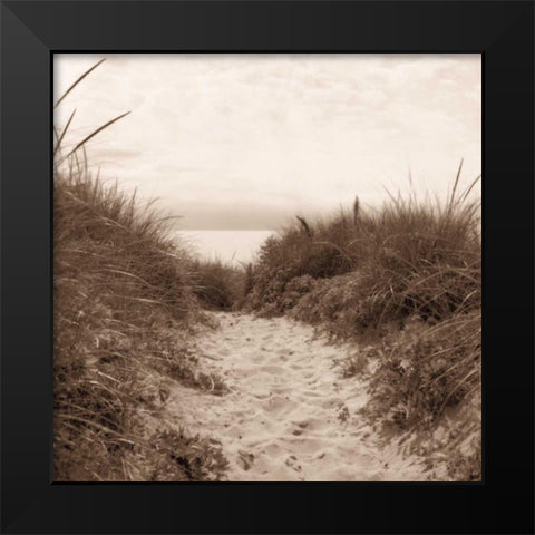 Dune Path Black Modern Wood Framed Art Print by Triebert, Christine