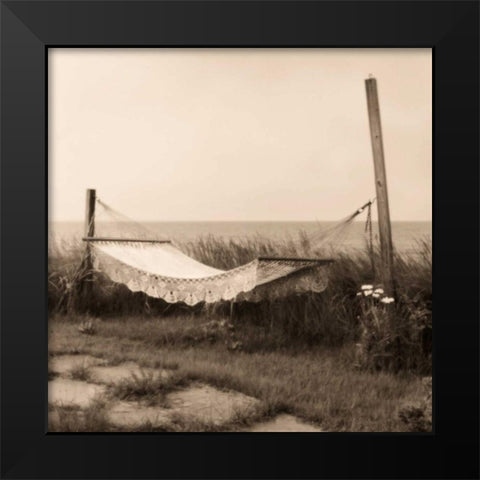 Hammock Black Modern Wood Framed Art Print by Triebert, Christine