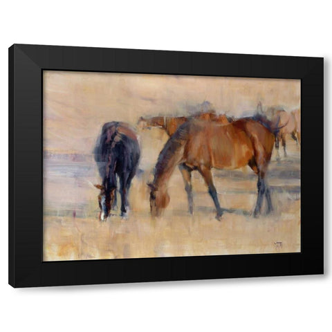 Kentucky Morning 1 Black Modern Wood Framed Art Print by Tonov, Valtcho