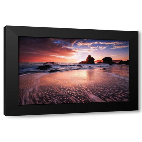Star Struck Black Modern Wood Framed Art Print by Toby Harriman Visuals