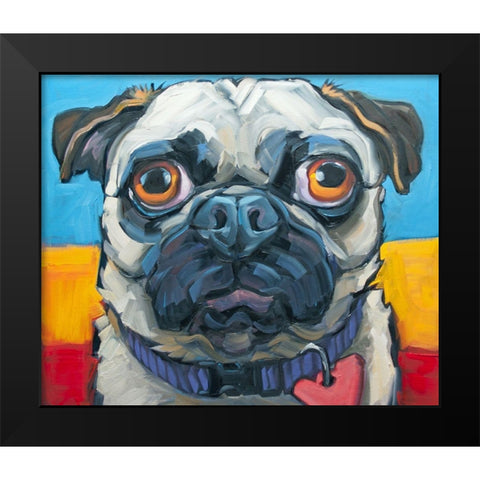 Little Big Heart Black Modern Wood Framed Art Print by Townsend, CR