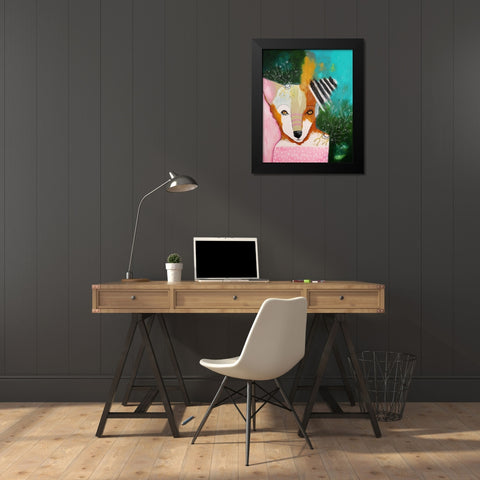 Live to Your Fullest Potential Black Modern Wood Framed Art Print by The Secret Hermit