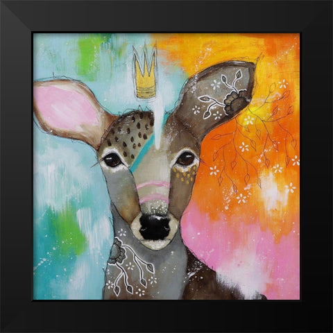 Lost in a Dream Black Modern Wood Framed Art Print by The Secret Hermit