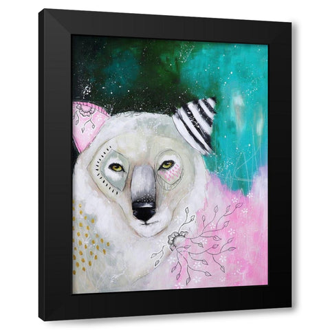 Run Away with Your Dreams Black Modern Wood Framed Art Print with Double Matting by The Secret Hermit