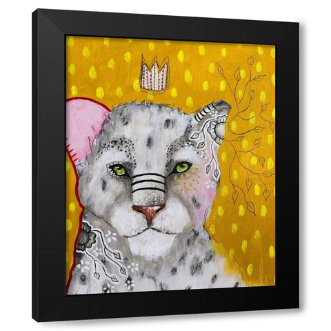 Shine Brightly Black Modern Wood Framed Art Print with Double Matting by The Secret Hermit