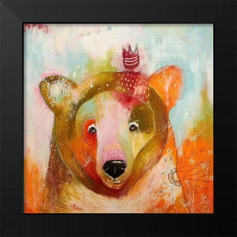 The Journey of Becoming Black Modern Wood Framed Art Print by The Secret Hermit