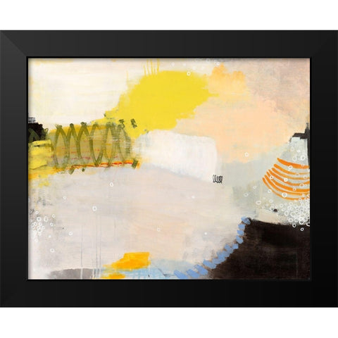 Abnormal Behavior Black Modern Wood Framed Art Print by Tover, Jeffrey
