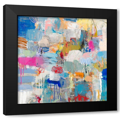Laguna Beach Black Modern Wood Framed Art Print with Double Matting by Tover, Jeffrey