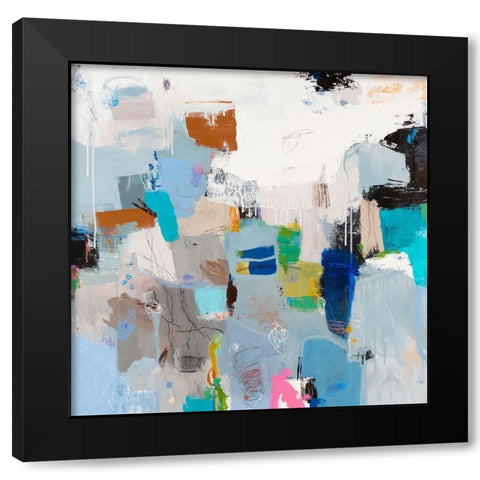 Tampa Bay Black Modern Wood Framed Art Print by Tover, Jeffrey