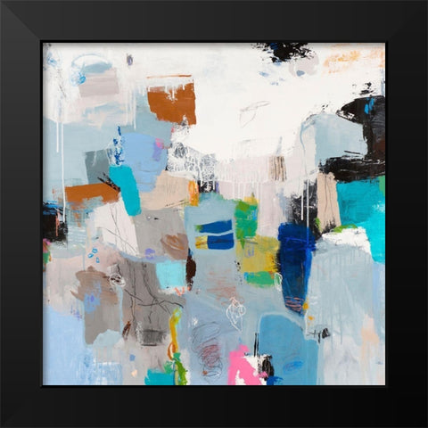 Tampa Bay Black Modern Wood Framed Art Print by Tover, Jeffrey
