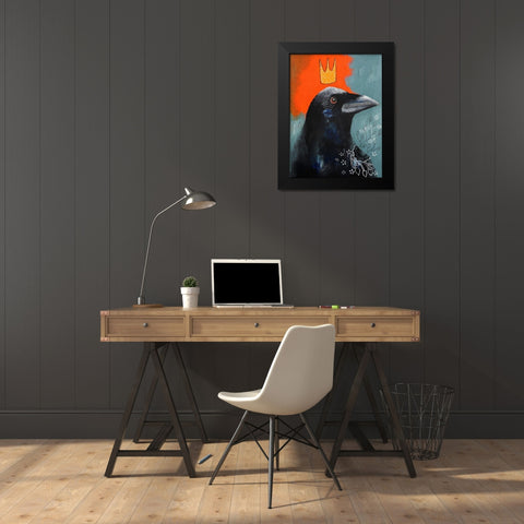 A Srong Connection Black Modern Wood Framed Art Print by The Secret Hermit