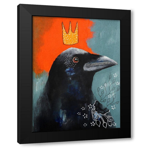 A Srong Connection Black Modern Wood Framed Art Print with Double Matting by The Secret Hermit