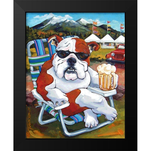 Bully For Beer Fest Black Modern Wood Framed Art Print by Townsend, CR