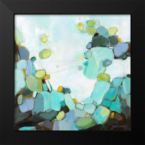 Freshwater Black Modern Wood Framed Art Print by Van Landuyt, Jamie