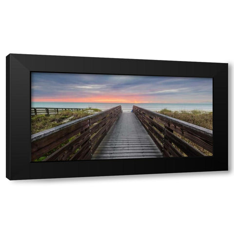 At DayÃ¢â‚¬â„¢s End Black Modern Wood Framed Art Print with Double Matting by Vernon, Andrew