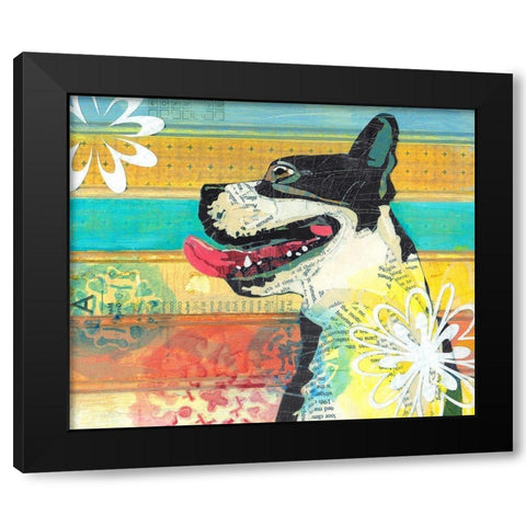 Beast Friend Black Modern Wood Framed Art Print with Double Matting by Verhoeven, Judy